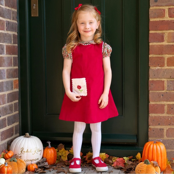 Rachel Riley Other - Rachel Riley London Floral Blouse Girls Size 4Y NWT Peter Pan Collar